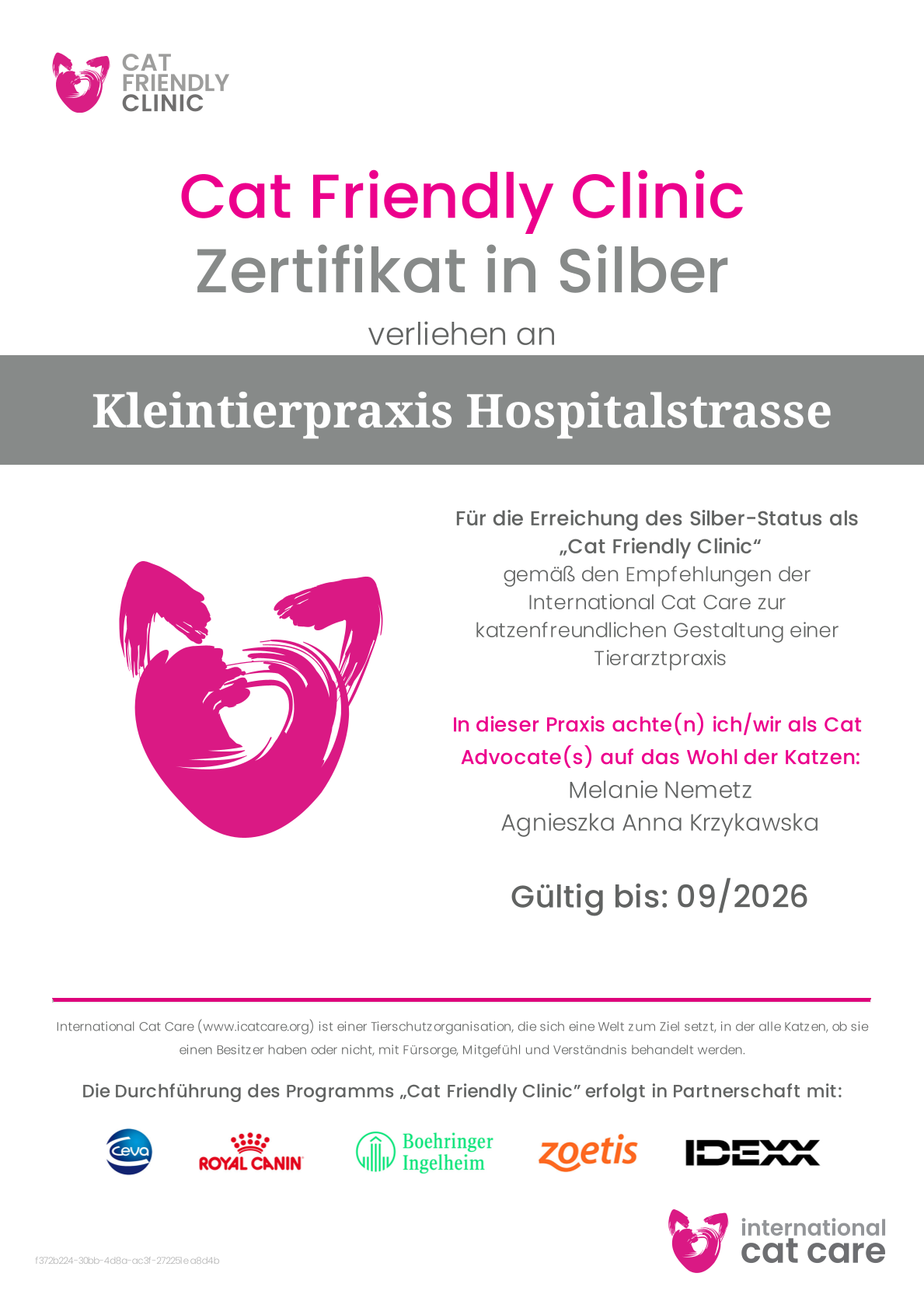 Zertifikat (Deutsch)