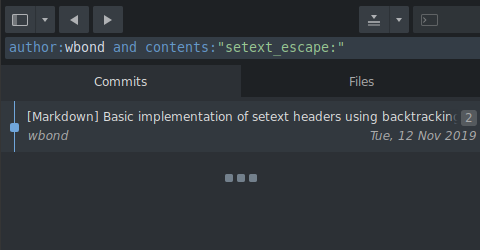 Sublime Merge Commit Search View